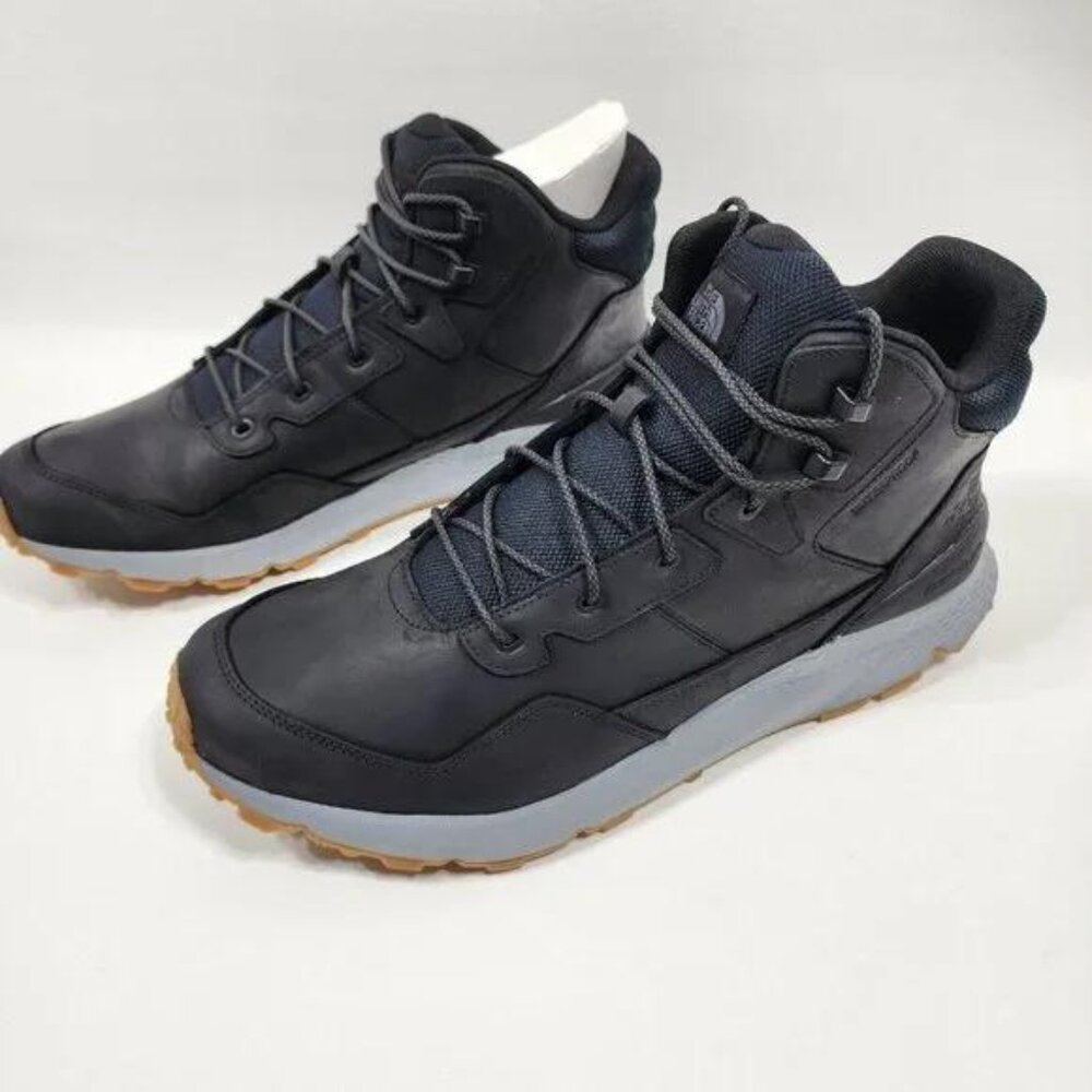 The North Face Men's Vals II Mid Leather Waterproof Hiking Boots - Picture 2 of 12